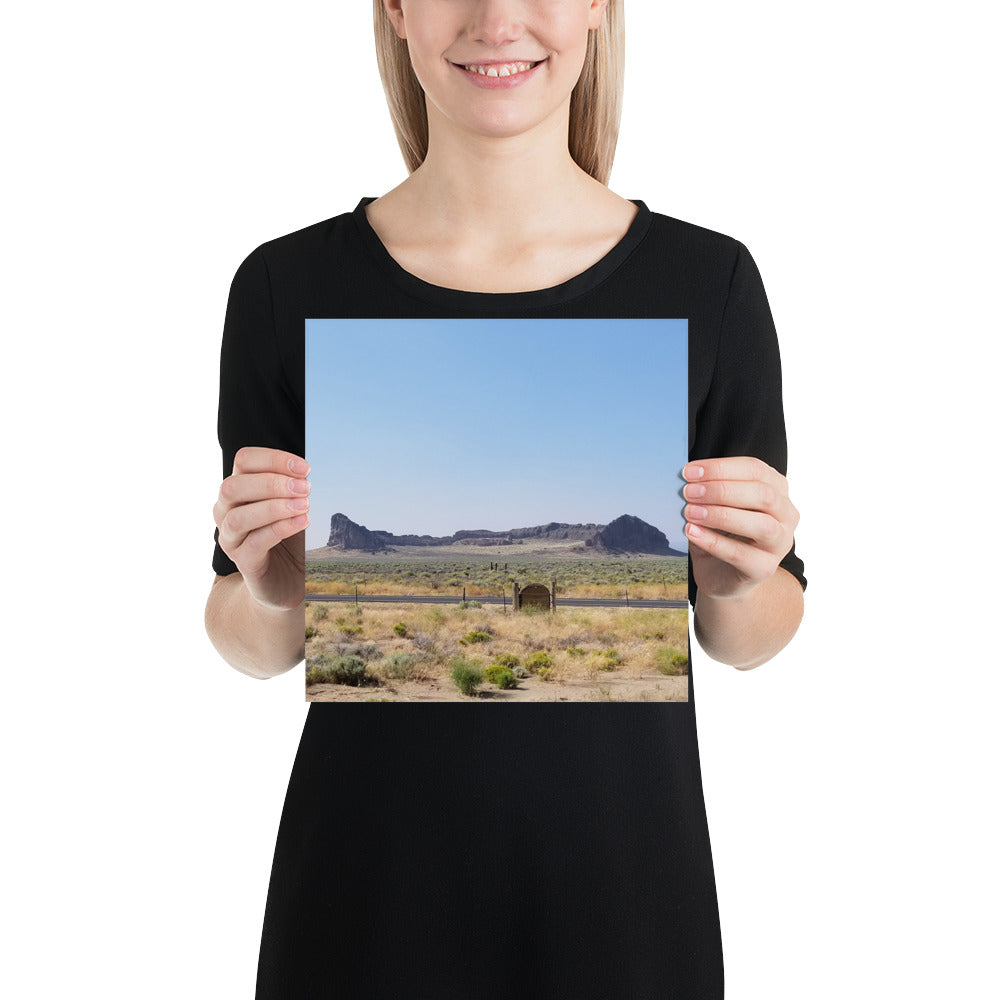 Fort Rock, Oregon Matte Print