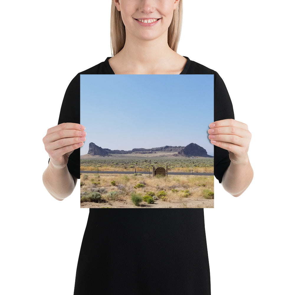 Fort Rock, Oregon Matte Print