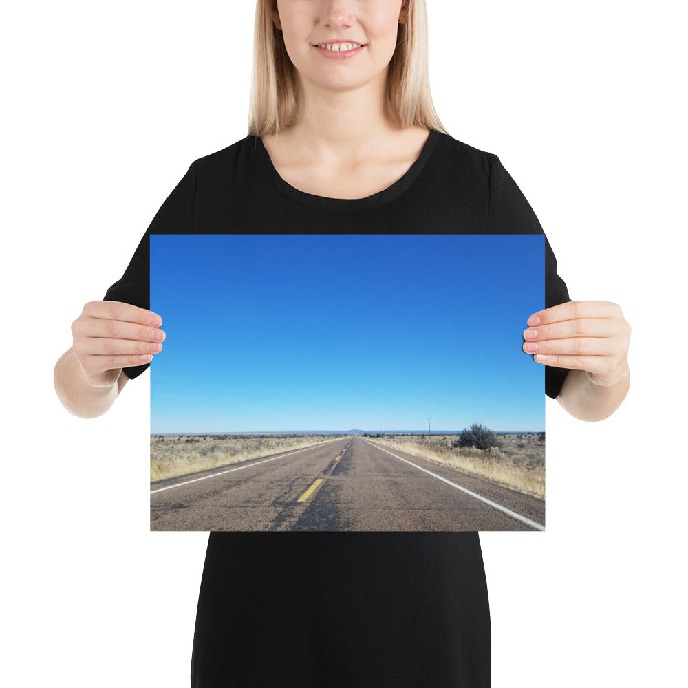 Desert Road Matte Print