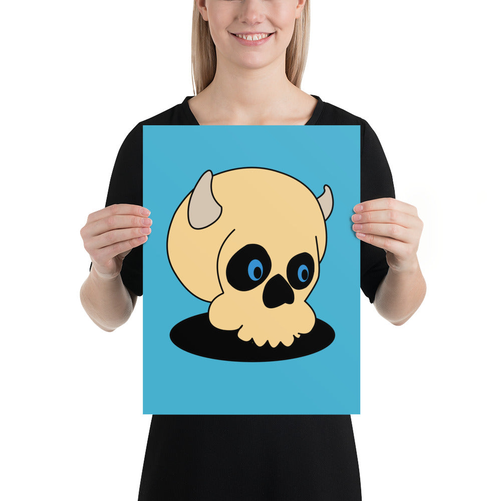 Happy Skull Print