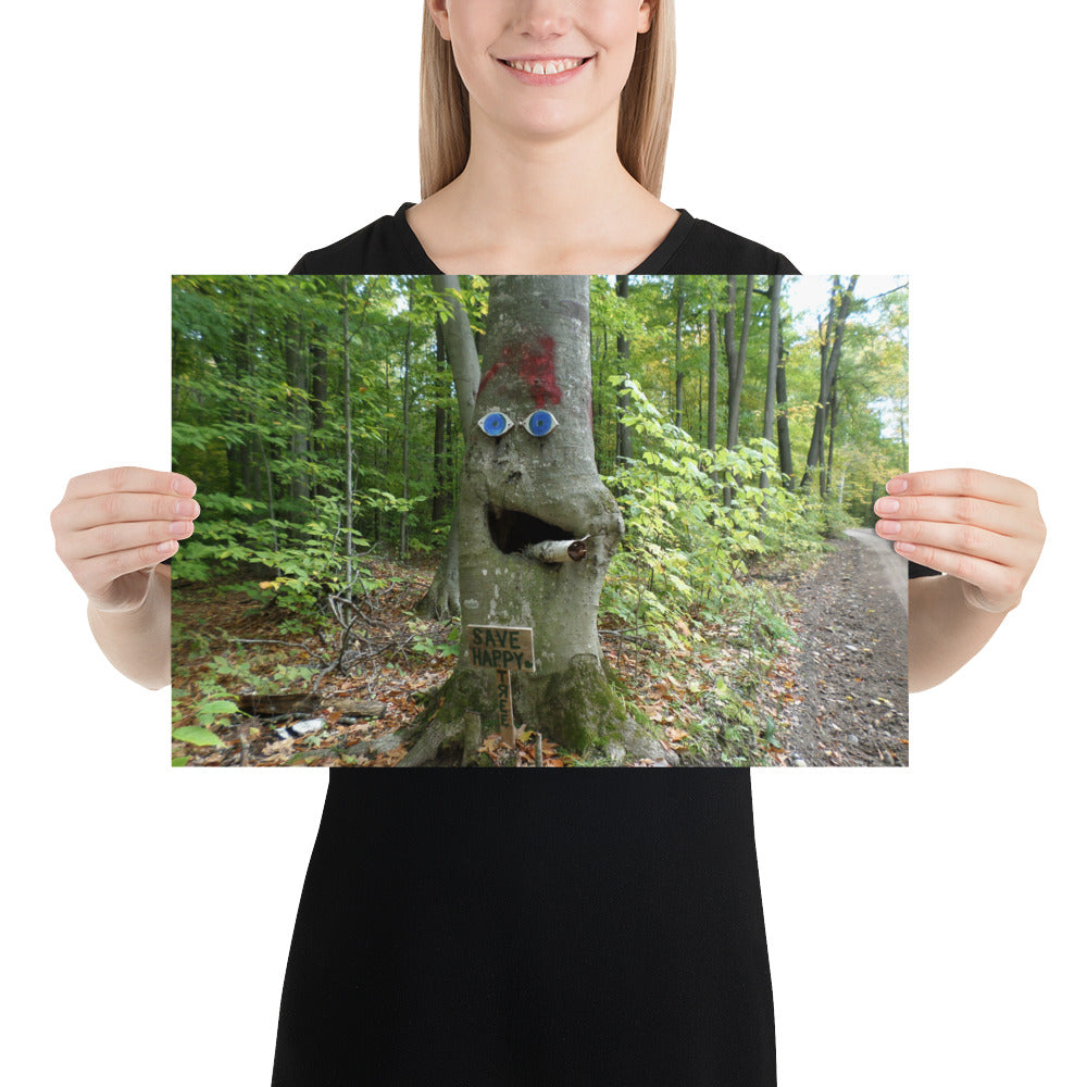 Happy Tree! Matte Print