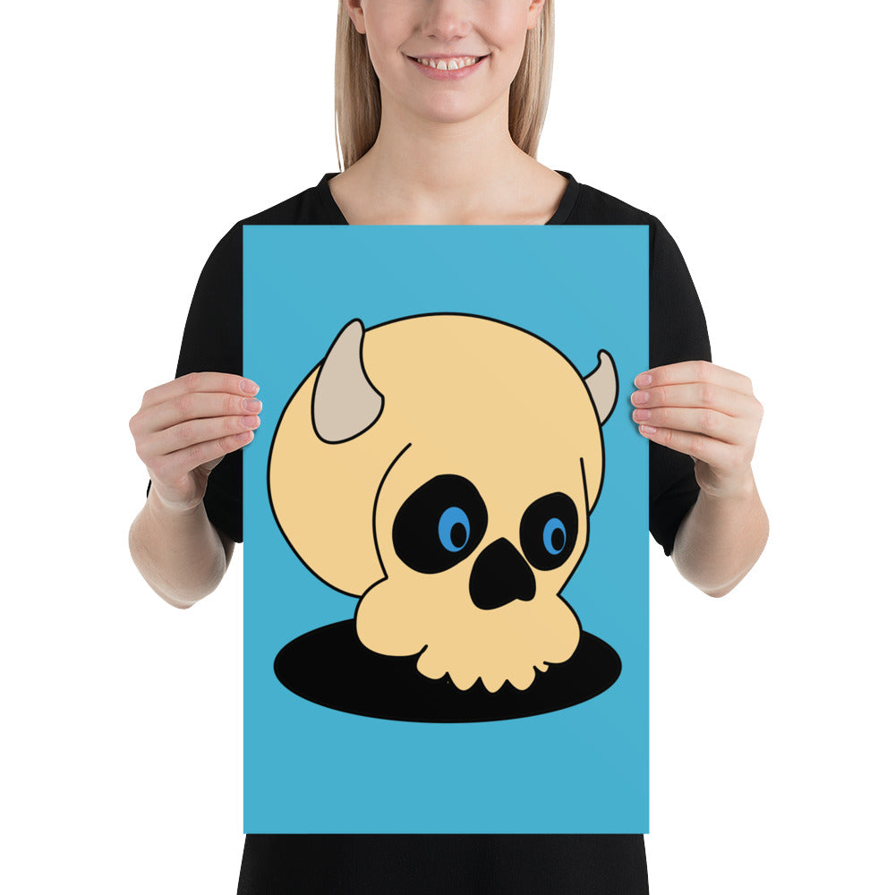 Happy Skull Print