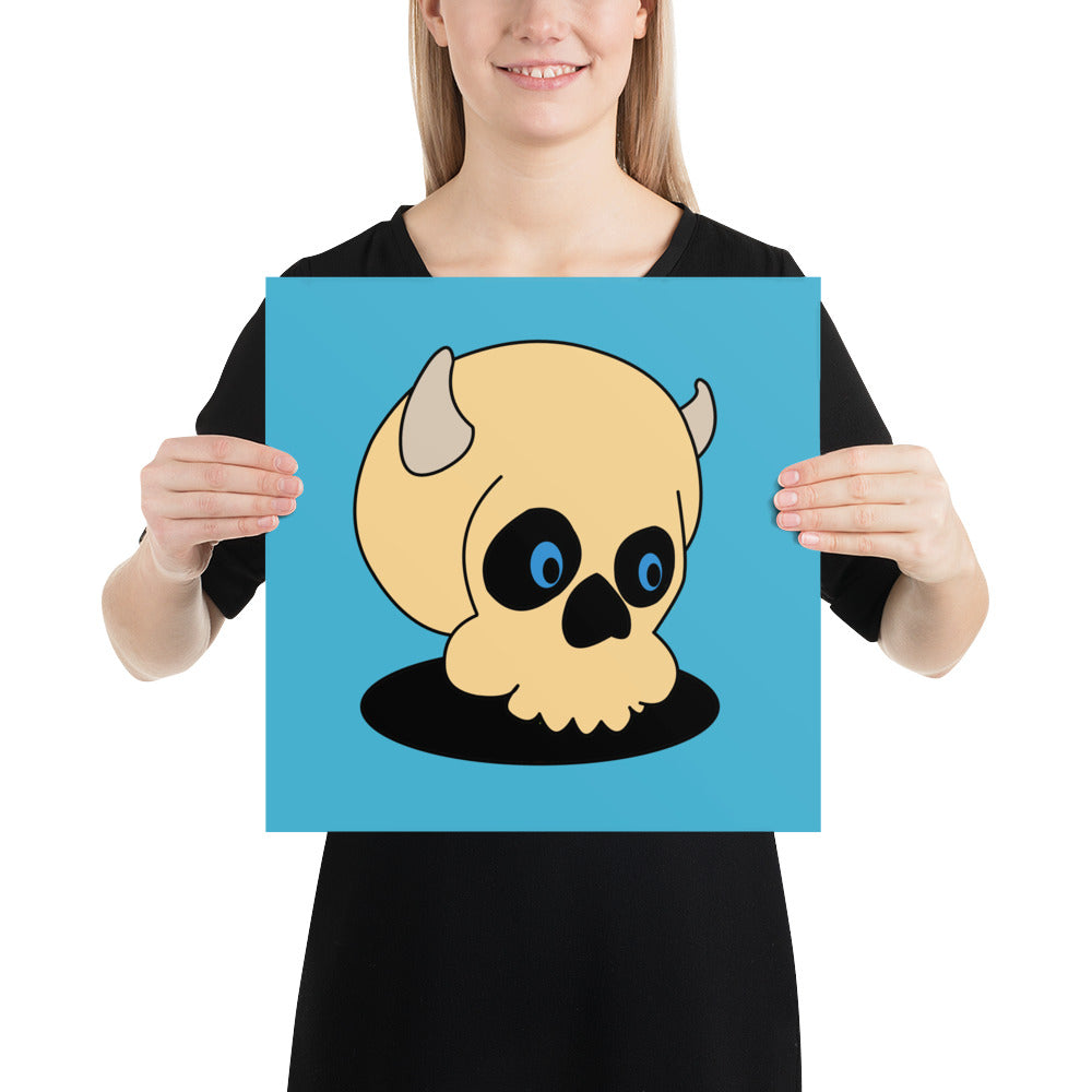 Happy Skull Print