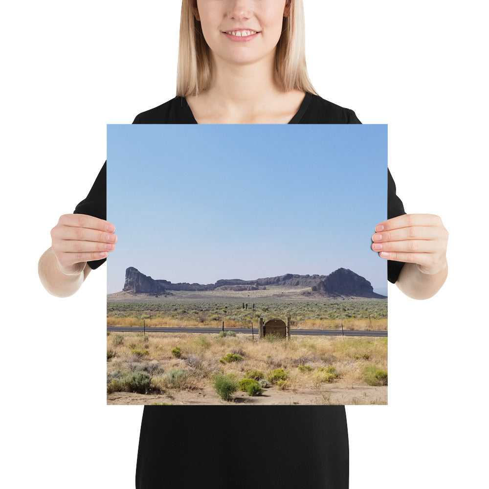 Fort Rock, Oregon Matte Print