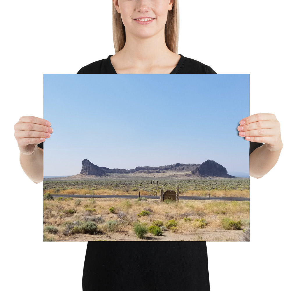 Fort Rock, Oregon Matte Print