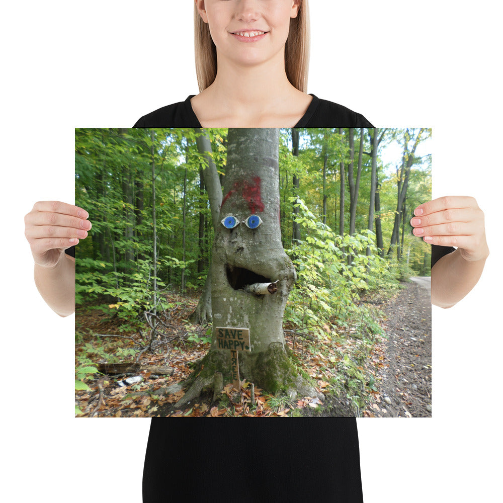 Happy Tree! Matte Print