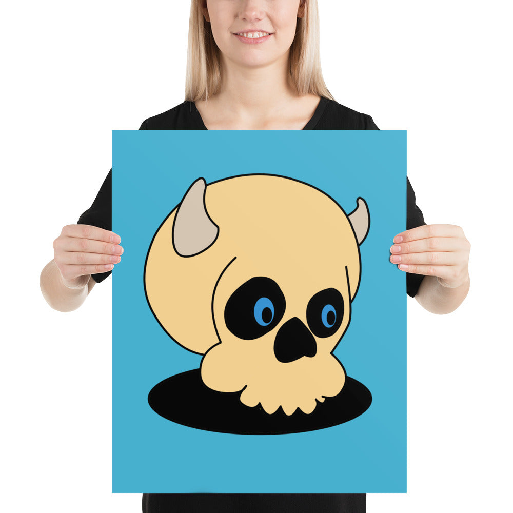 Happy Skull Print