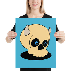 Happy Skull Print