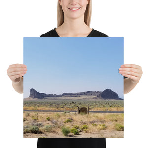 Fort Rock, Oregon Matte Print