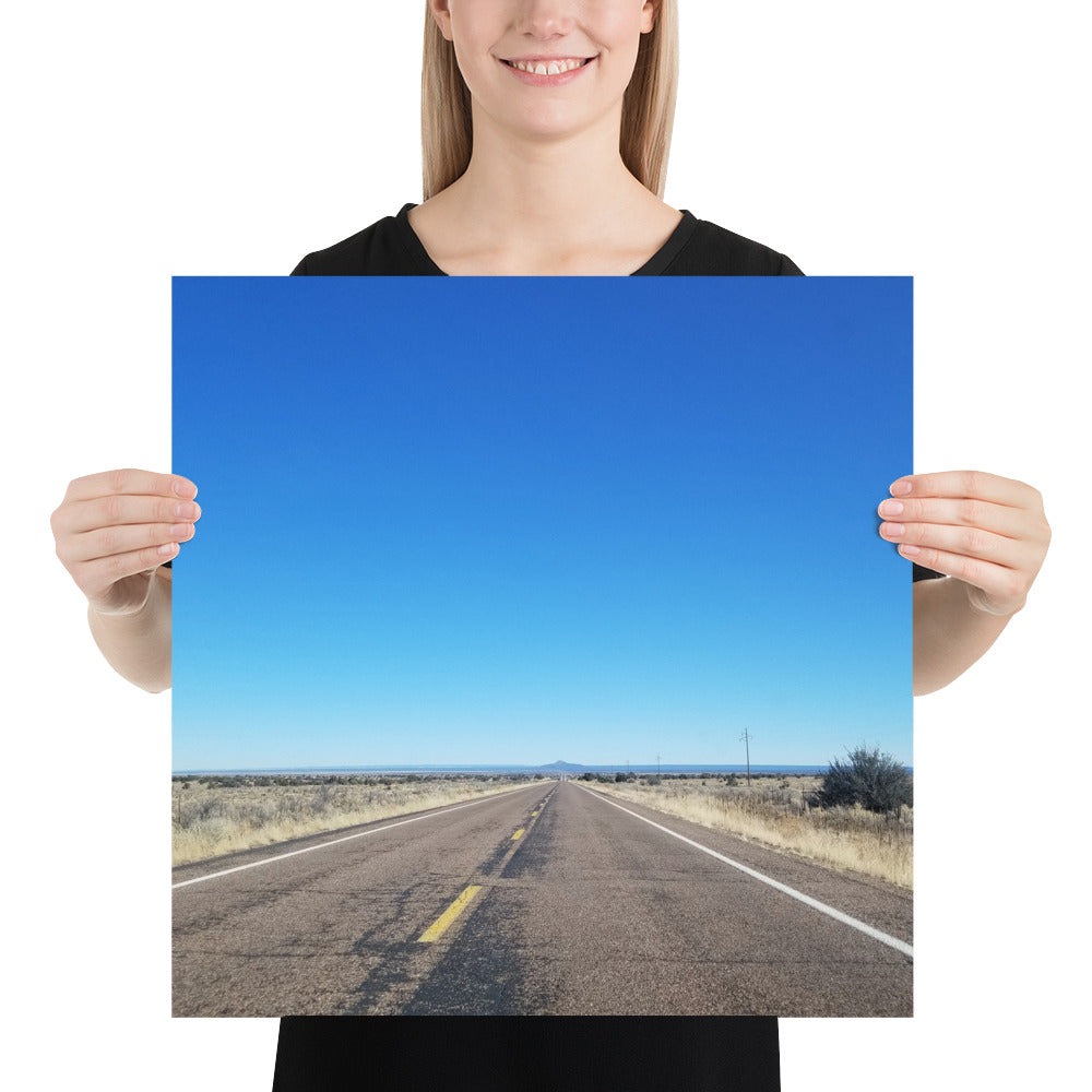 Desert Road Matte Print