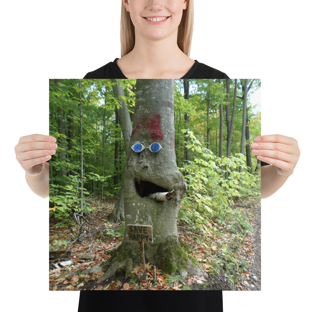 Happy Tree! Matte Print