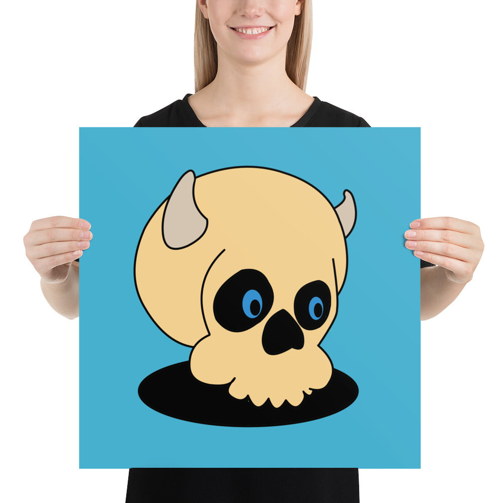 Happy Skull Print