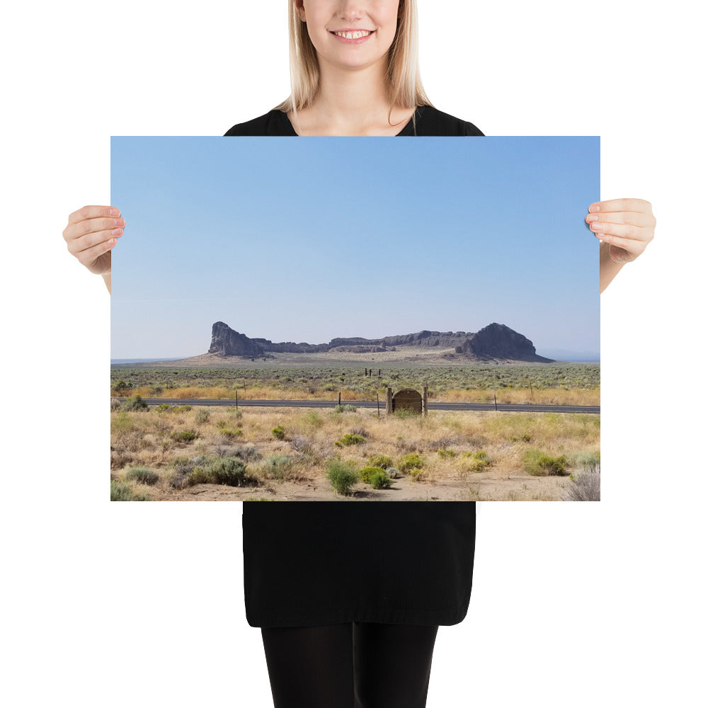 Fort Rock, Oregon Matte Print