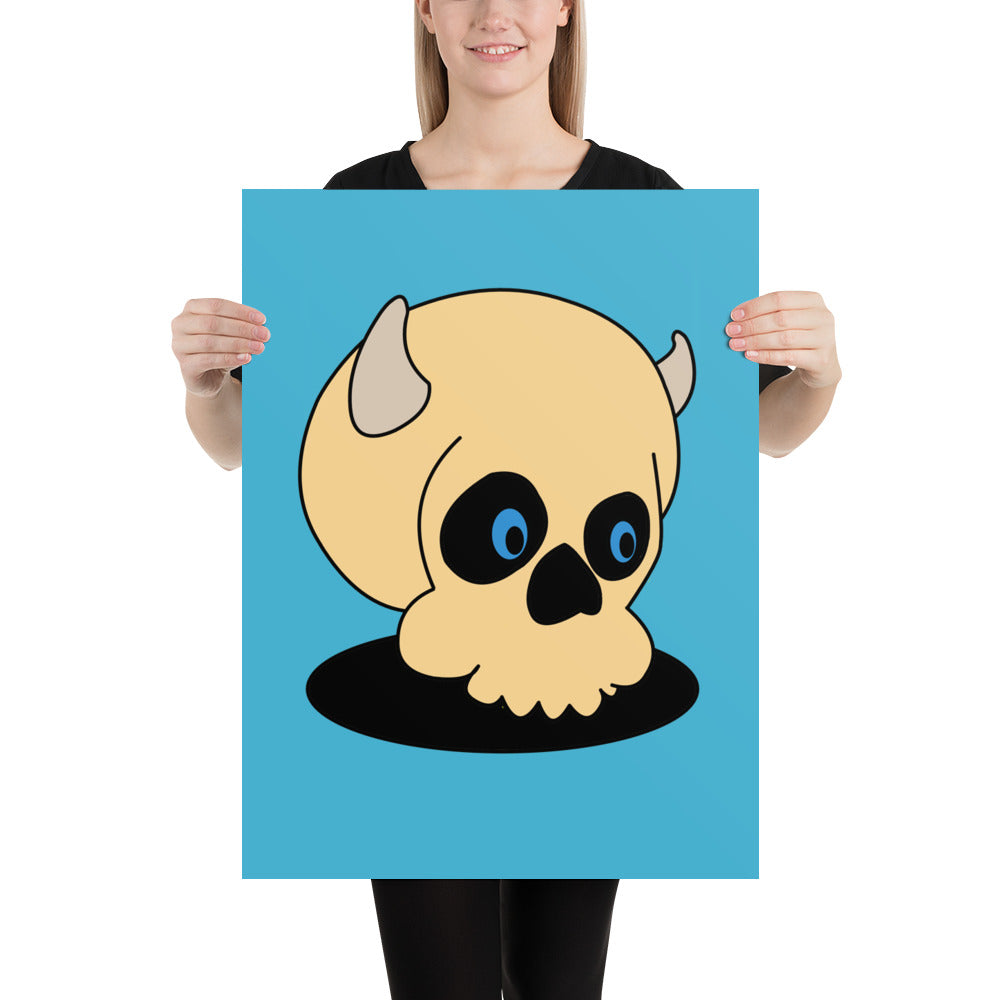 Happy Skull Print