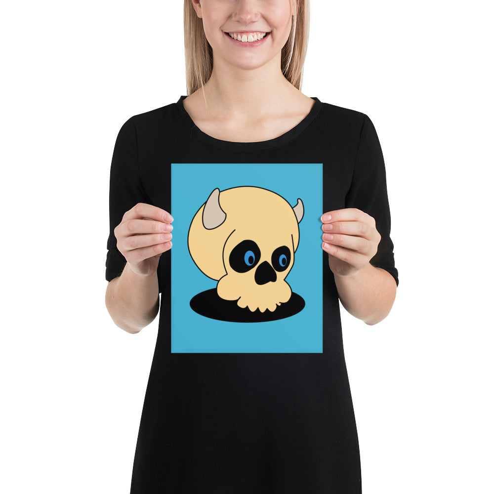 Happy Skull Print