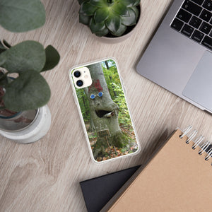 iPhone Case featuring Happy Tree