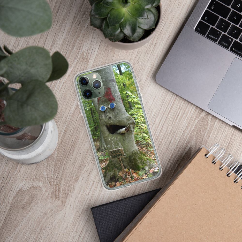 iPhone Case featuring Happy Tree