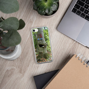 iPhone Case featuring Happy Tree