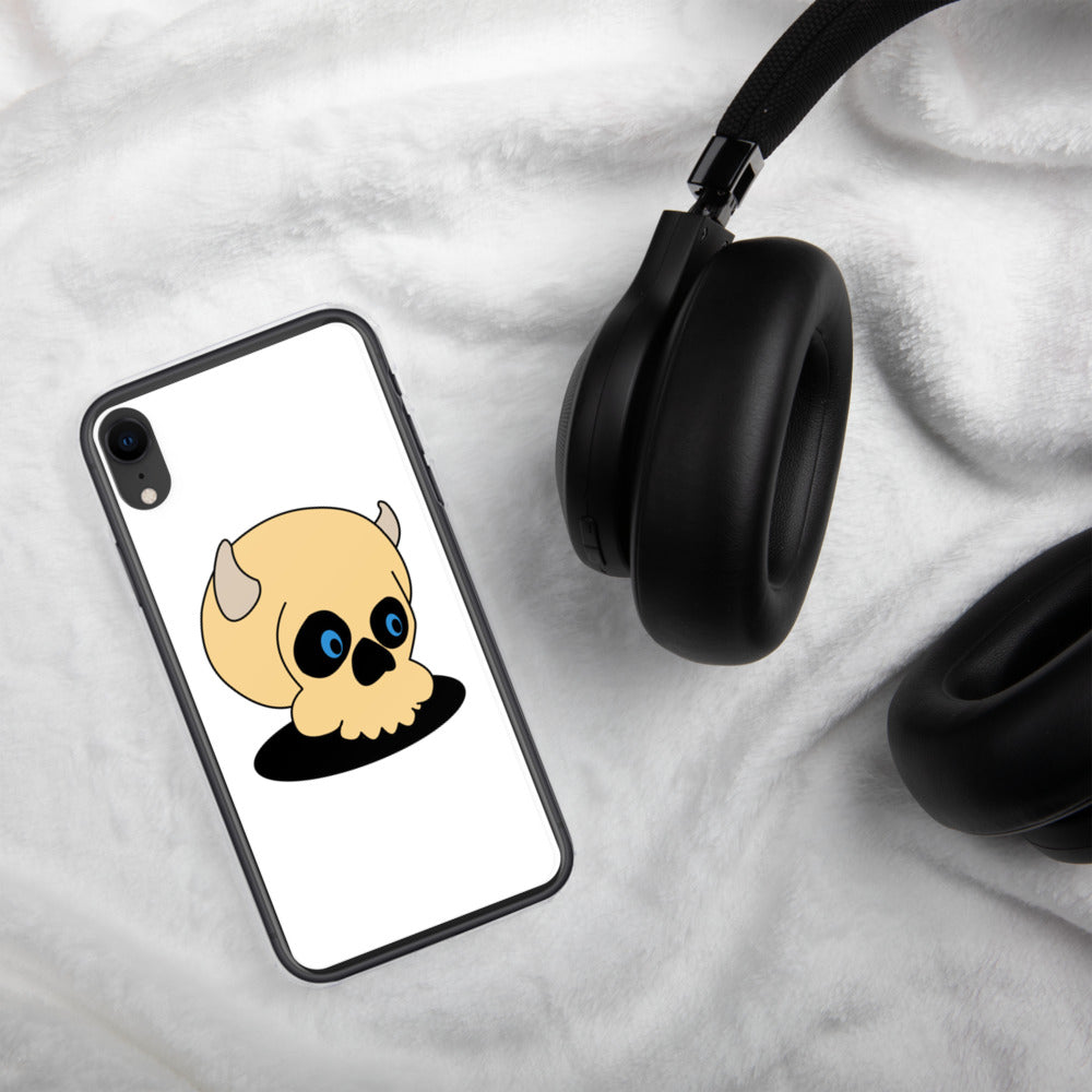 iPhone Case Happy Skull Solo White