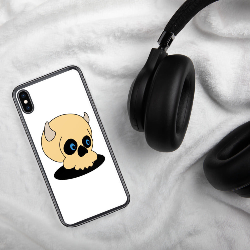 iPhone Case Happy Skull Solo White