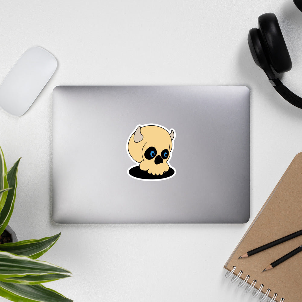 Bubble-free stickers Happy Skull