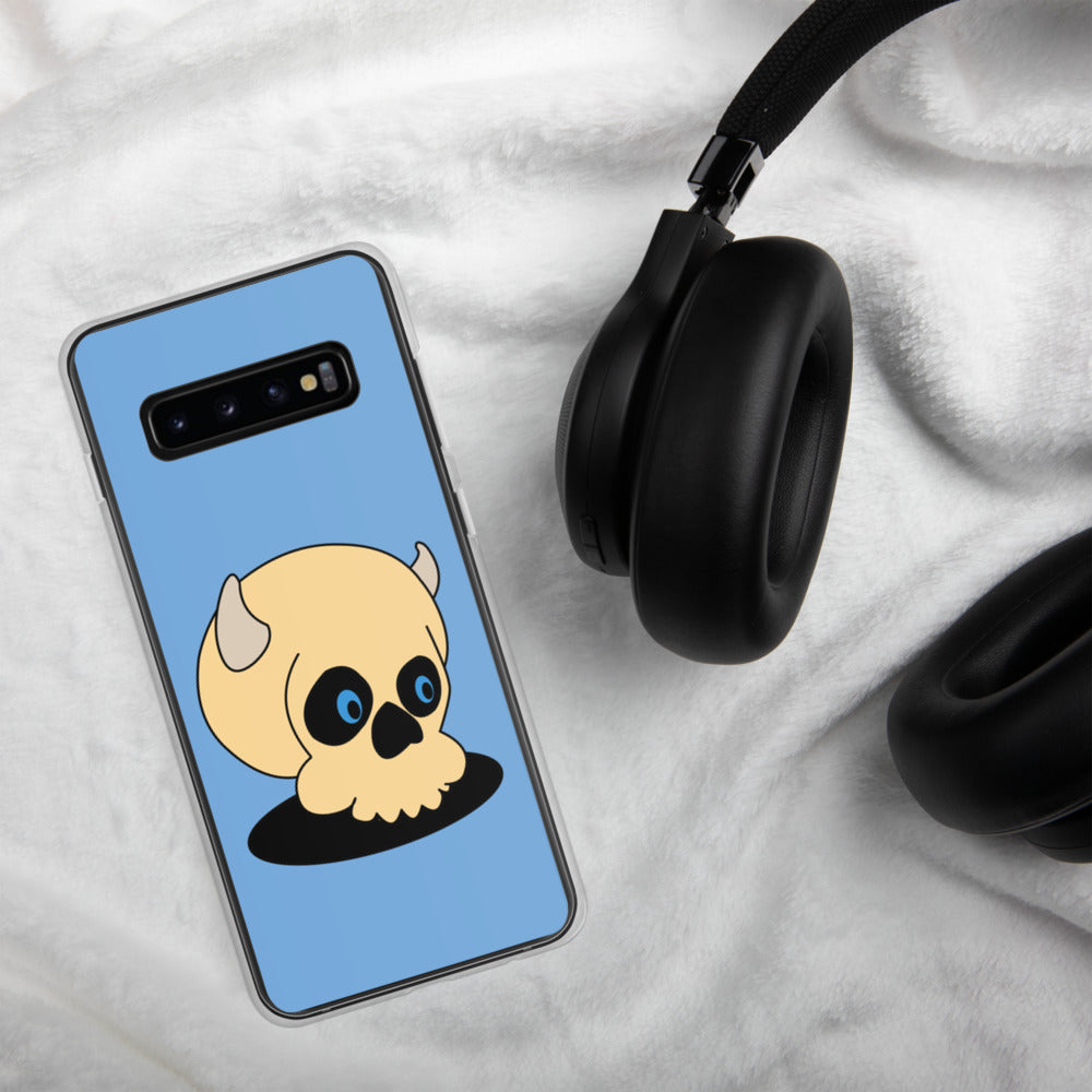 Samsung Case Happy Skull Blue