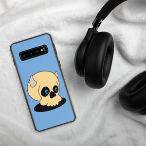 Samsung Case Happy Skull Blue