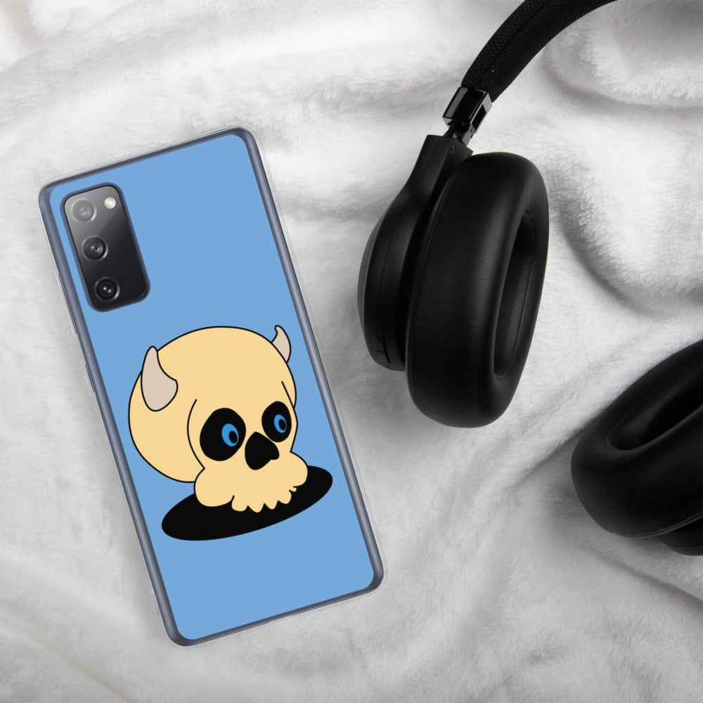 Samsung Case Happy Skull Blue