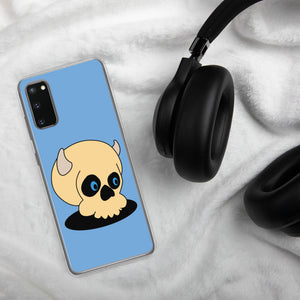 Samsung Case Happy Skull Blue