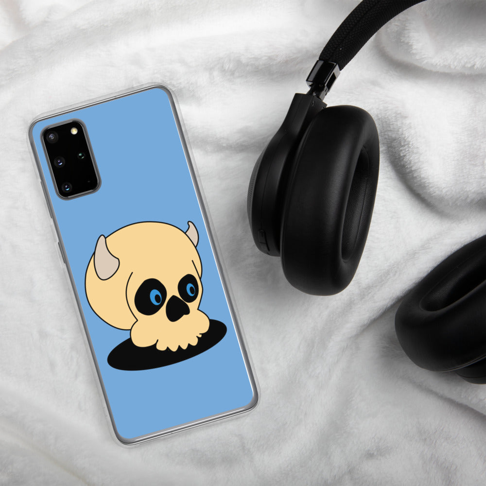 Samsung Case Happy Skull Blue