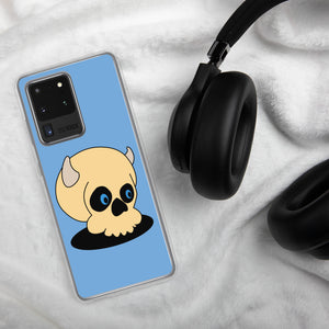 Samsung Case Happy Skull Blue