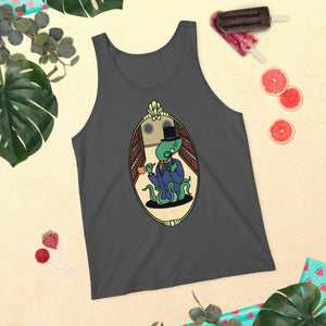 Unisex Tank Top Medium Green Reginald