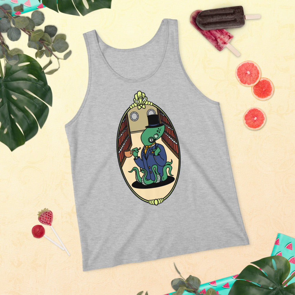 Unisex Tank Top Medium Green Reginald