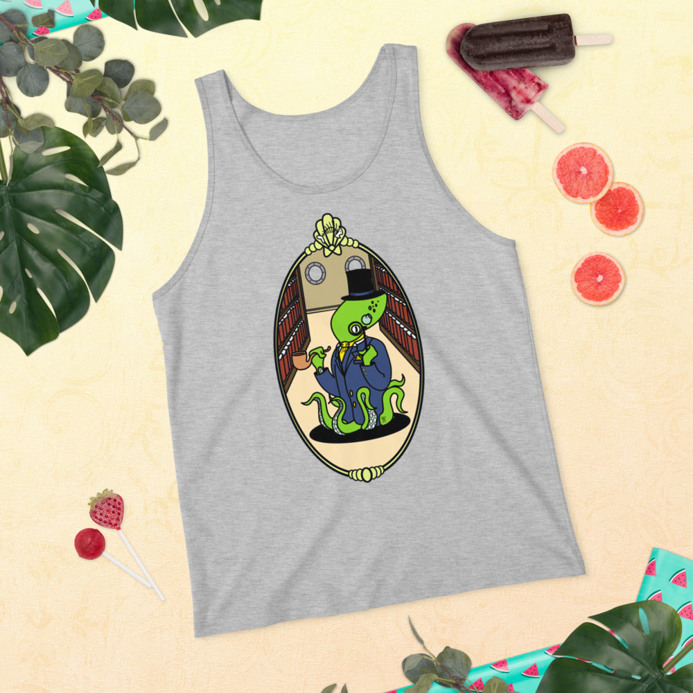 Unisex Tank Top Bright Green Reginald