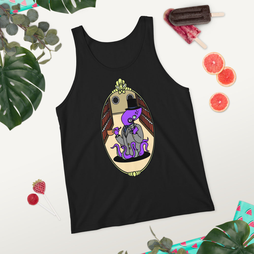 Unisex Tank Top Purple Reginald