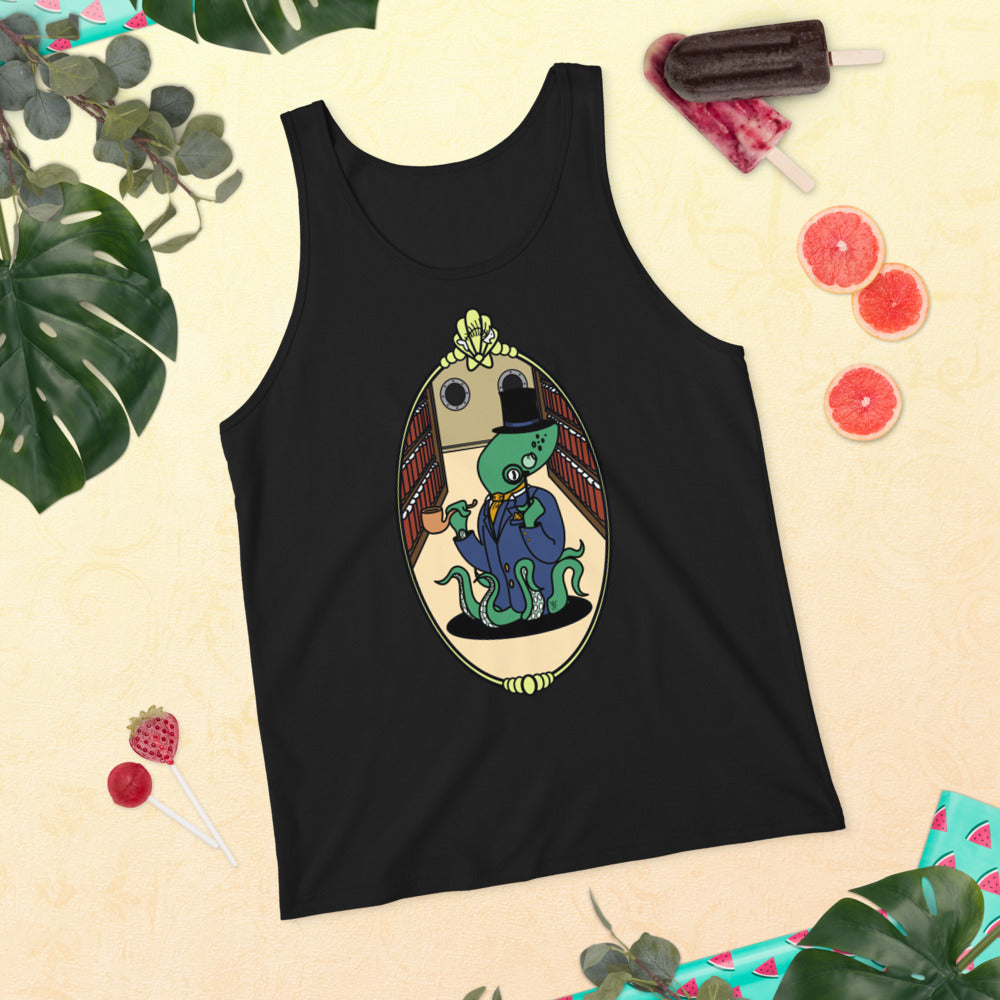 Unisex Tank Top Medium Green Reginald