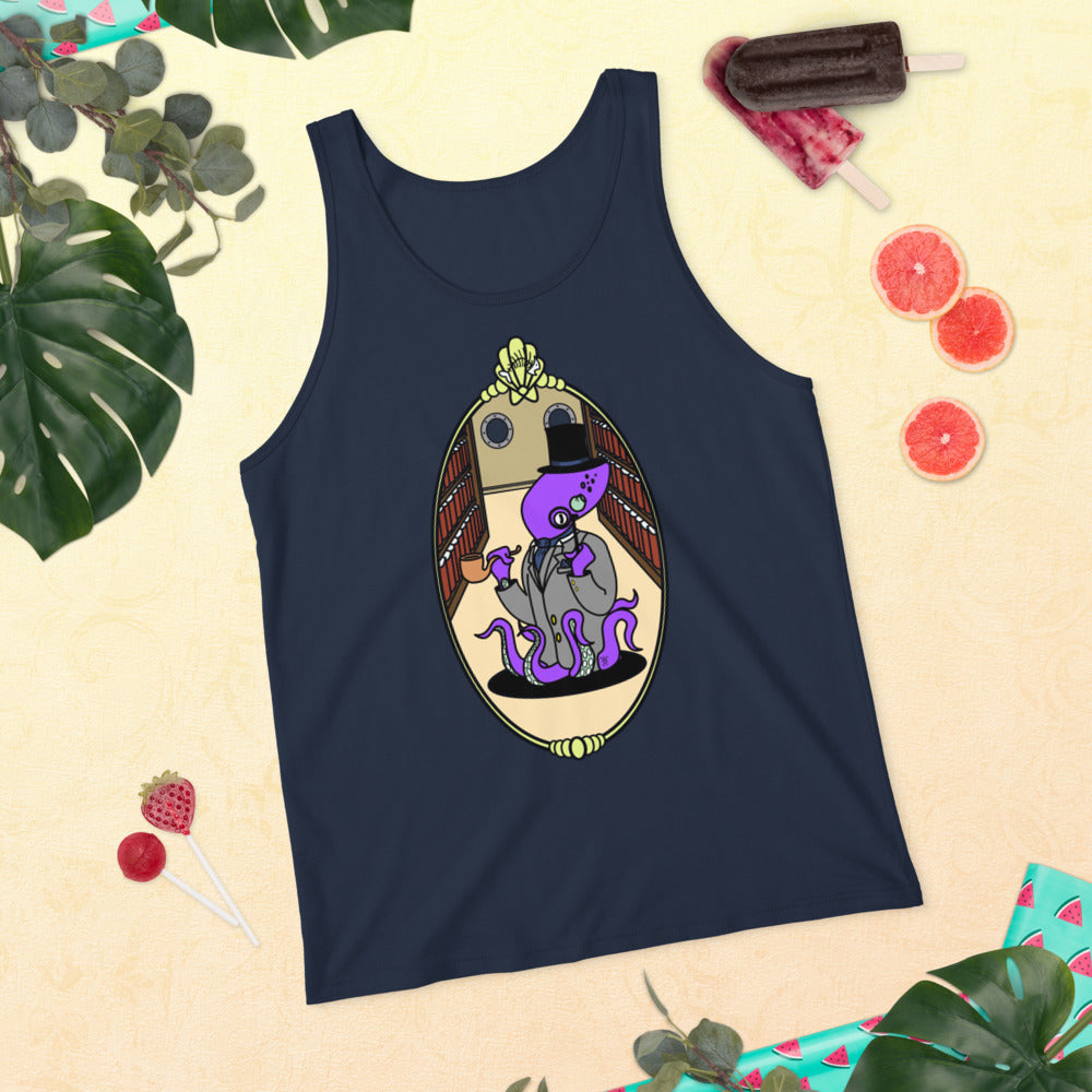 Unisex Tank Top Purple Reginald