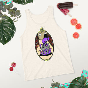 Unisex Tank Top Purple Reginald