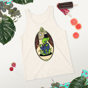 Unisex Tank Top Bright Green Reginald