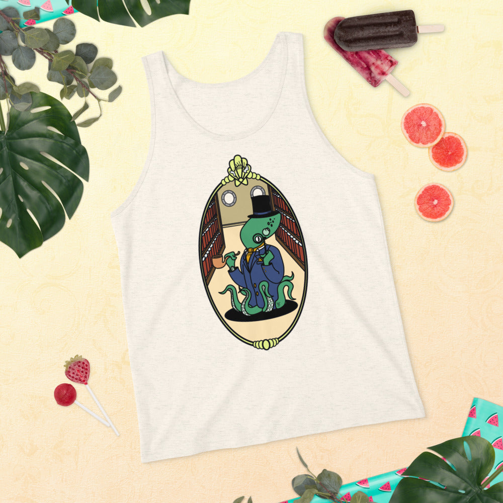 Unisex Tank Top Medium Green Reginald