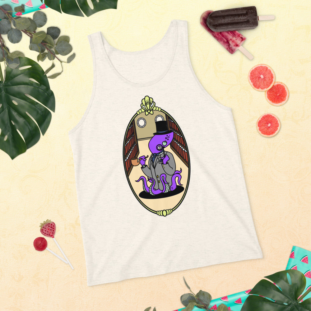 Unisex Tank Top Purple Reginald