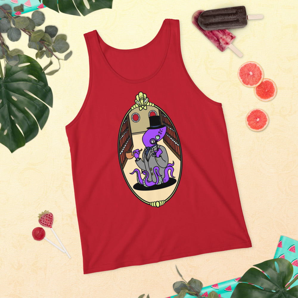 Unisex Tank Top Purple Reginald