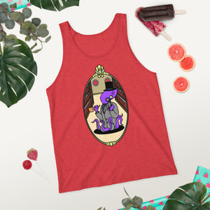 Unisex Tank Top Purple Reginald