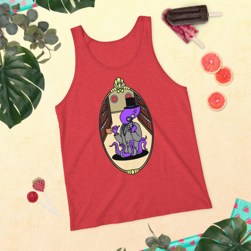 Unisex Tank Top Purple Reginald