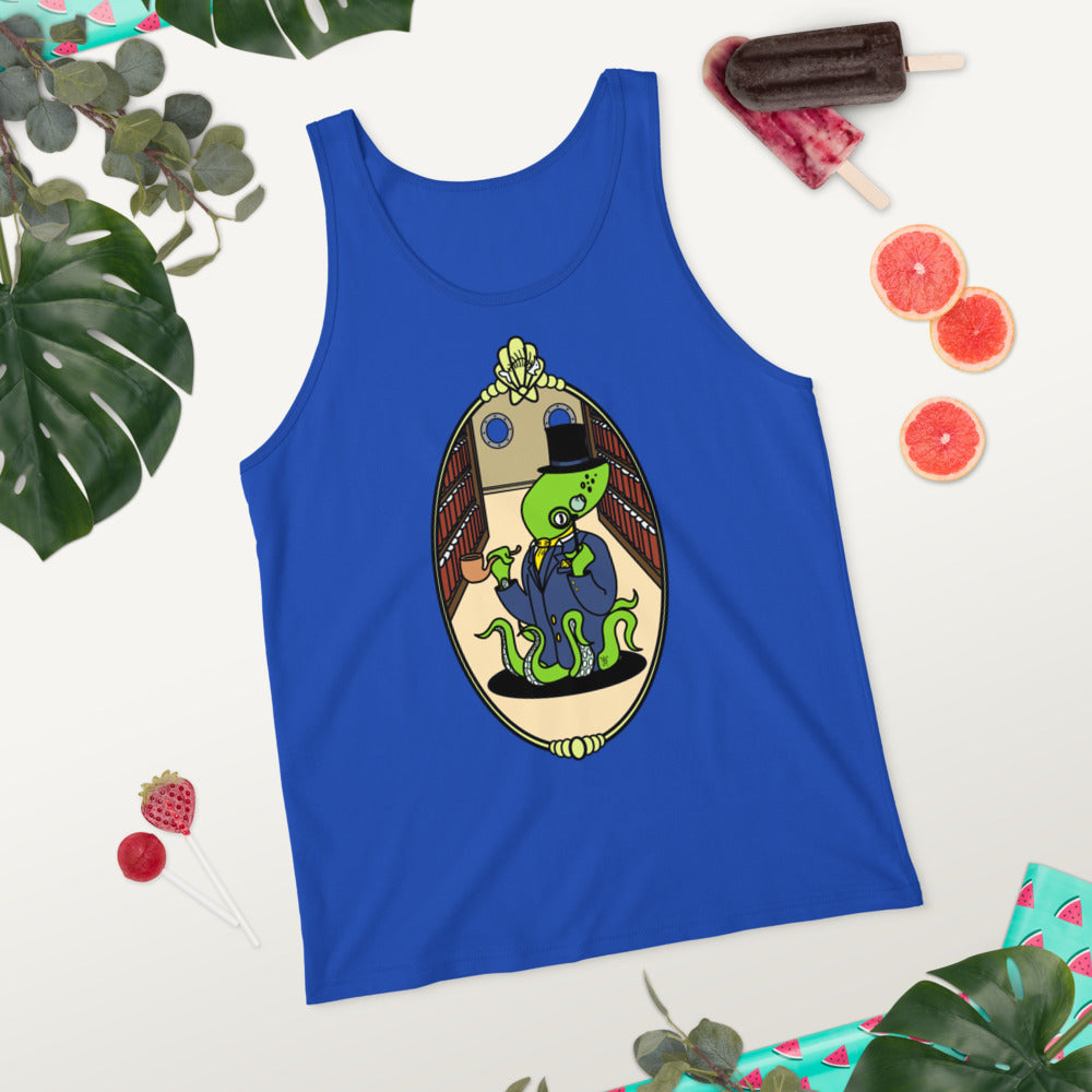 Unisex Tank Top Bright Green Reginald