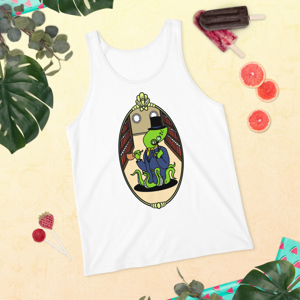 Unisex Tank Top Bright Green Reginald