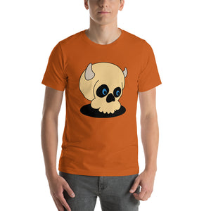 Short-Sleeve Unisex T-Shirt Happy Skull