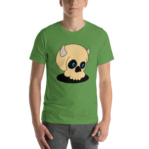 Short-Sleeve Unisex T-Shirt Happy Skull