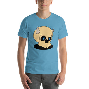 Short-Sleeve Unisex T-Shirt Happy Skull